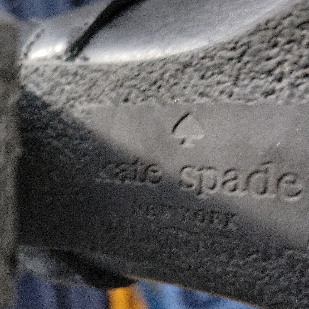 Kate Spade Black Heeled Boots with Silver Accent - Picture 5 of 9